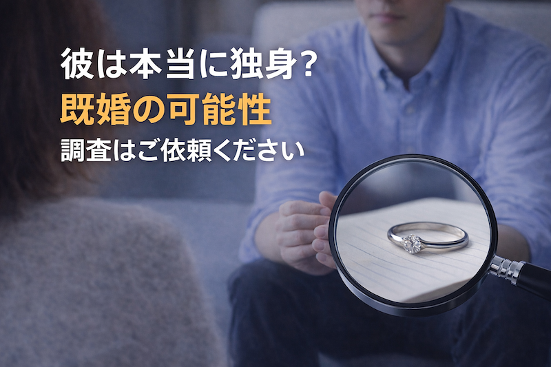 彼は本当に独身?既婚の可能性